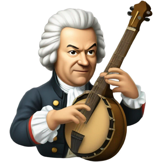 Johann Bach explosion banjo emoji