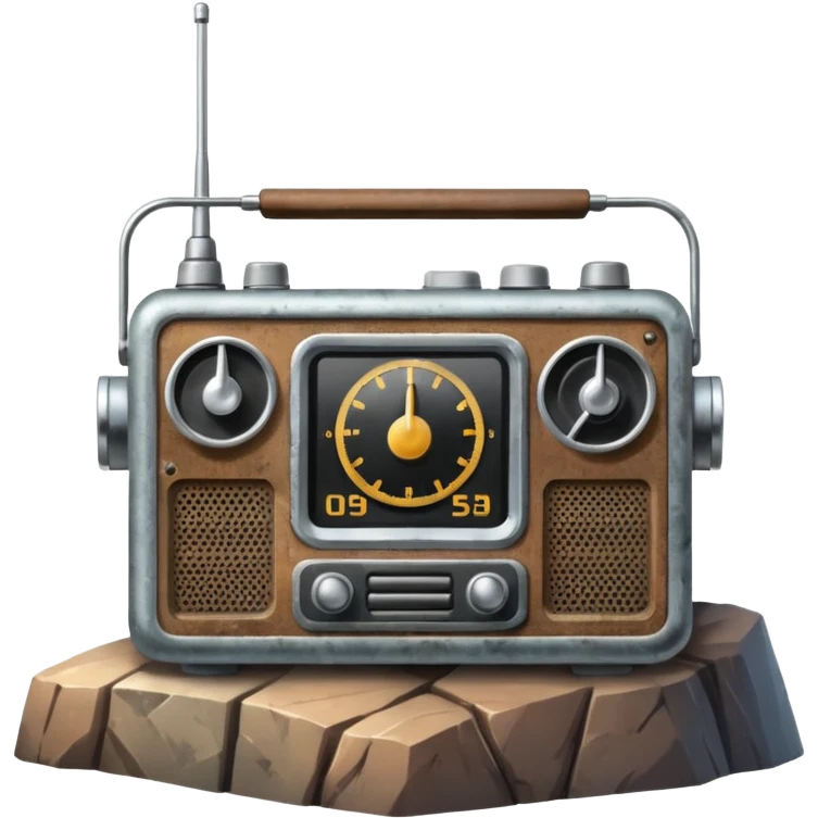 radio sopra una montagna emoji