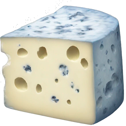Blue cheese emoji