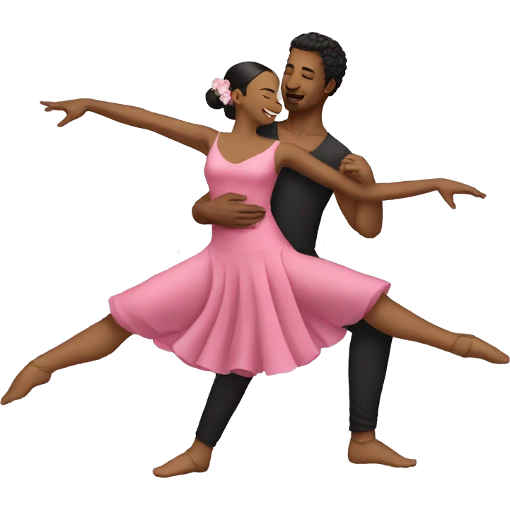 dance couple lotus emoji