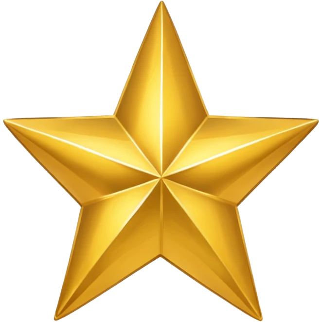 large gold star emoji