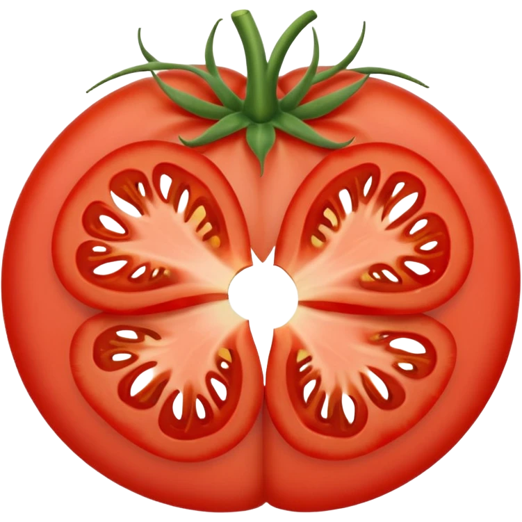 circle slice tomato emoji