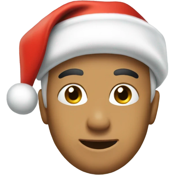 Marina with Santa hat  emoji