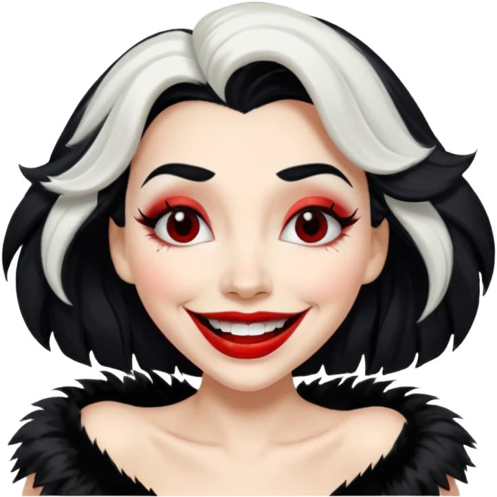 Cruella laughing emoji