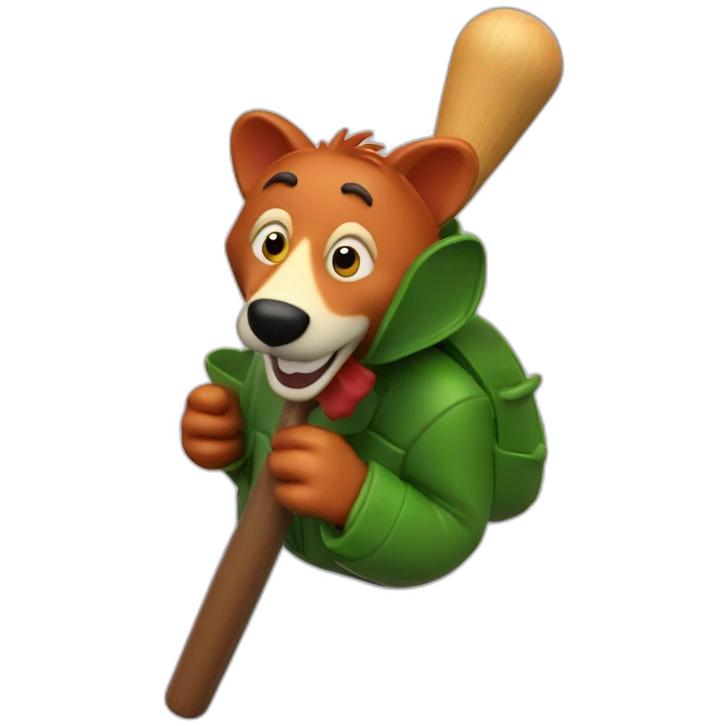 Basil Brush plunger plastic emoji