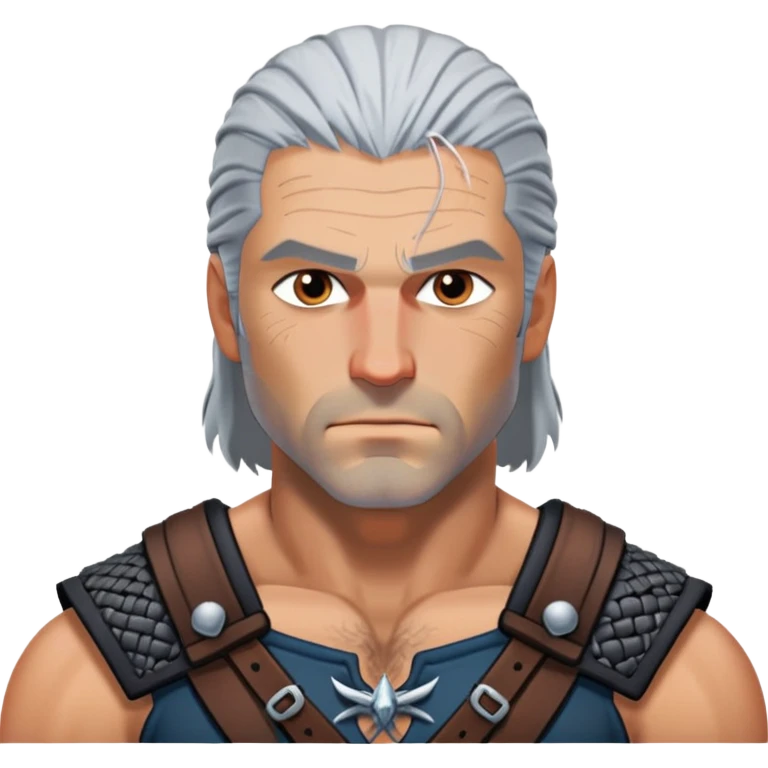 geralt of rivia Naked emoji