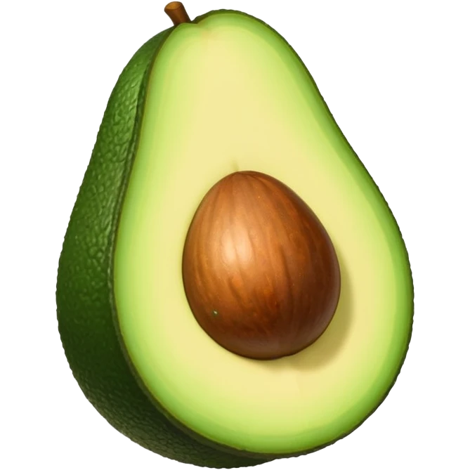 ToonyHalf Avocado emoji