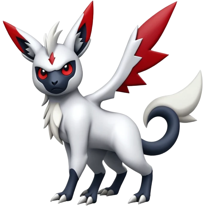 Absol-Zangoose-Fakémon-hybrid-creature (full body)  emoji