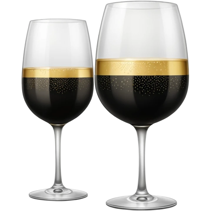Black caviar with champagne  emoji