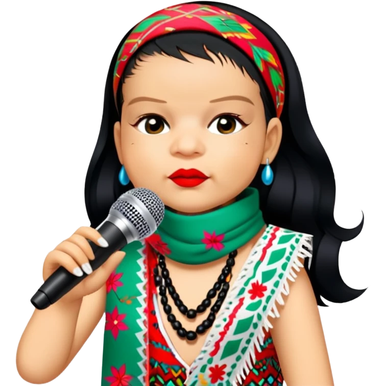 Colorful Singer emoji