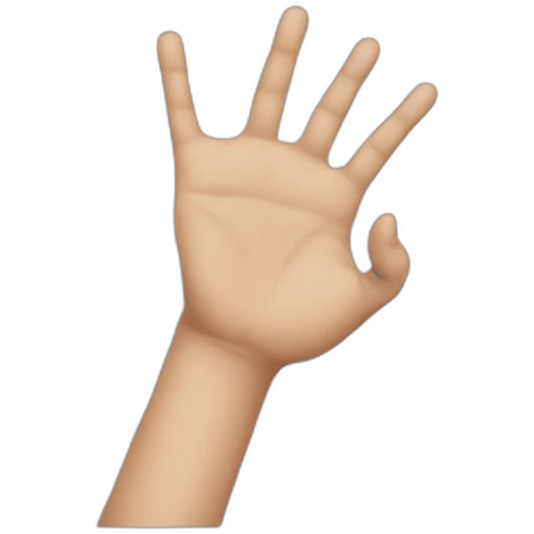 Hand emoji