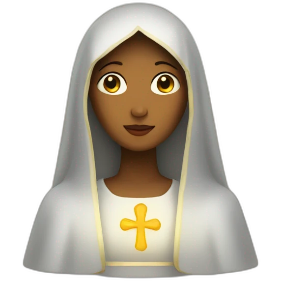 La vierge marie  emoji