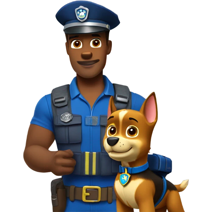 Paw patrol chase missing his daddy emoji