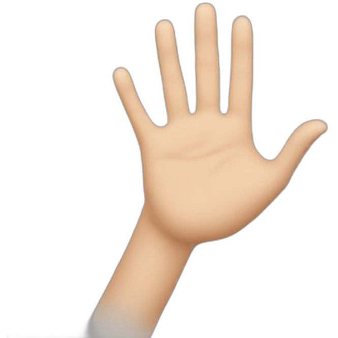 Signe Jul avec les mains emoji