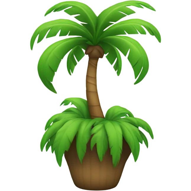 Island with palm tree emoji