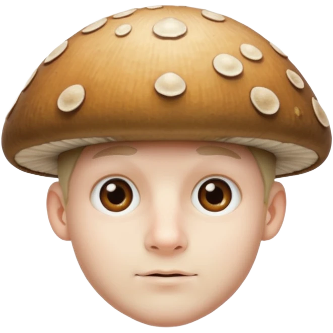mushroom-capped man
 emoji