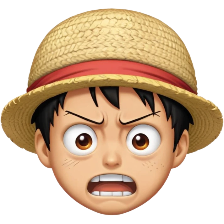 Голый луффи злой emoji