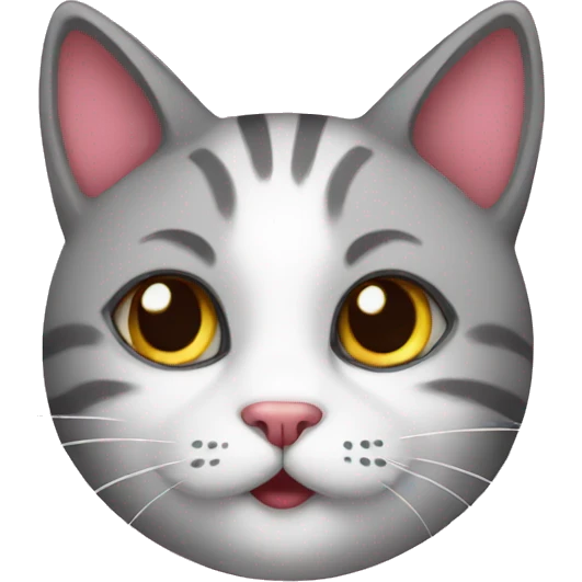 cat with hearts emoji