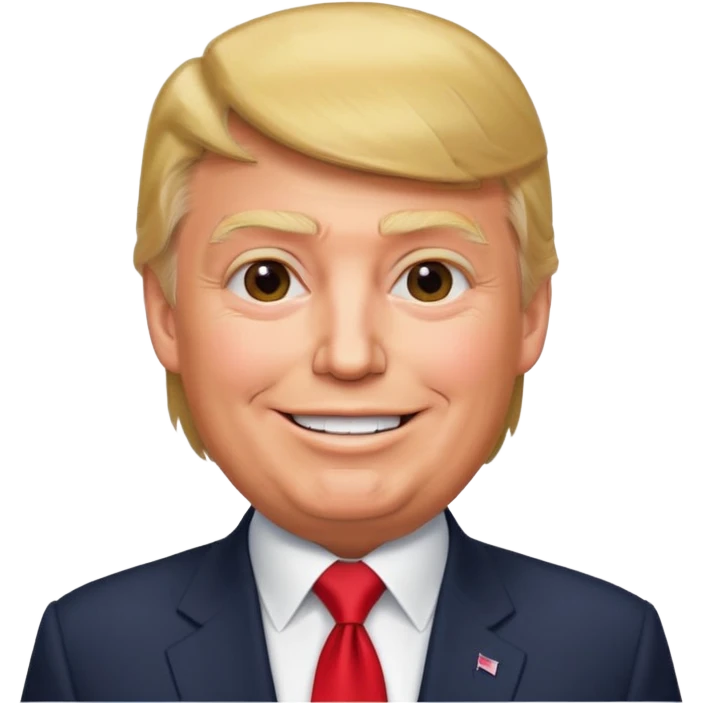 Donald Trump speaking at a rally emoji