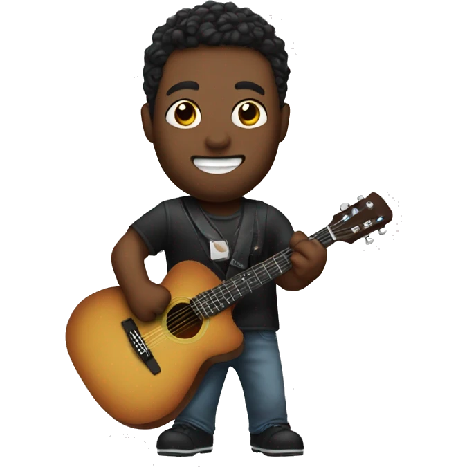 Me with guitar emoji
