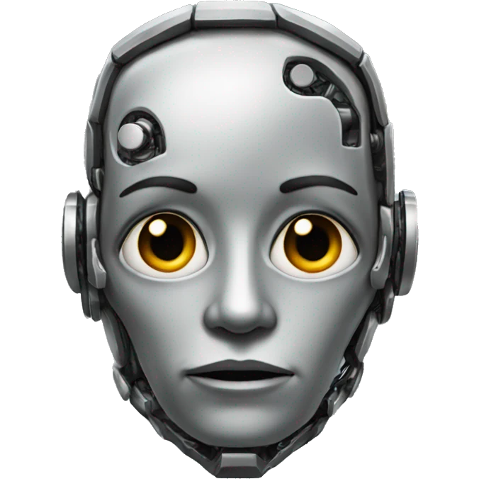 half human half robot emoji