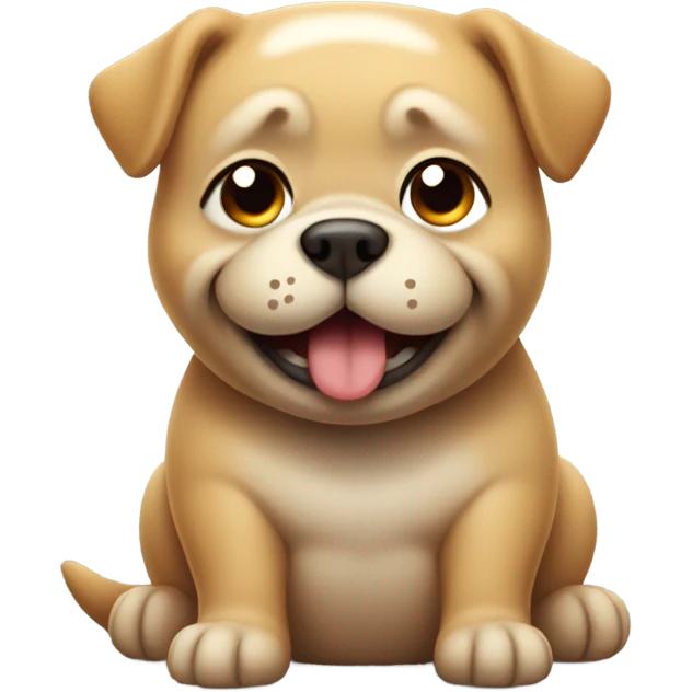 Fat dog emoji