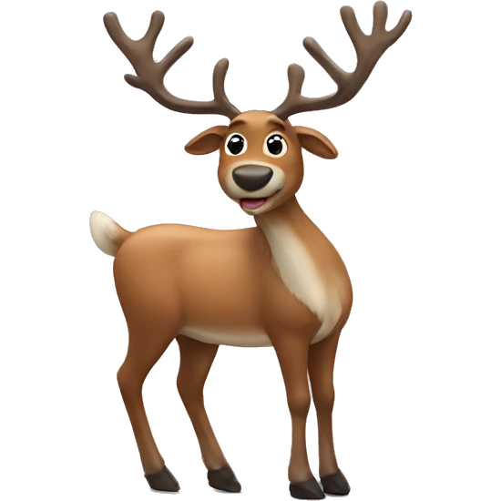 Reindeer emoji