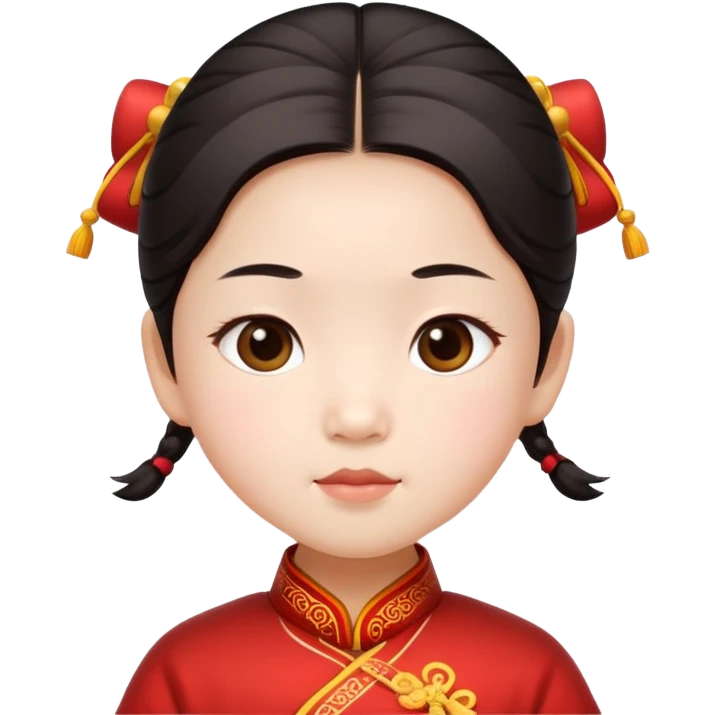 Little Chinese girl Wu Jing emoji