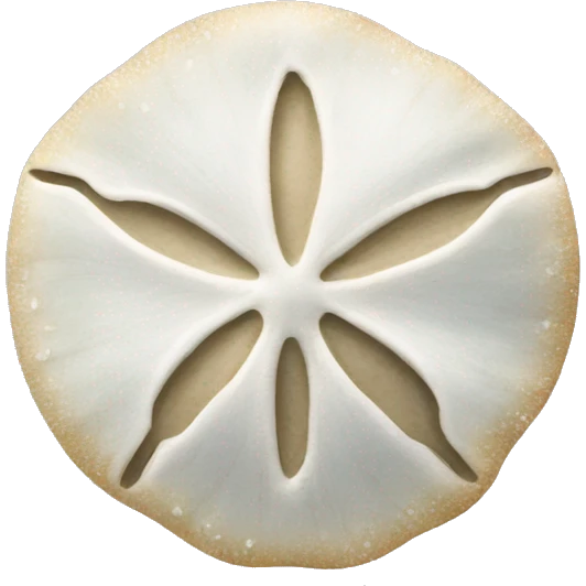 Sand dollar emoji