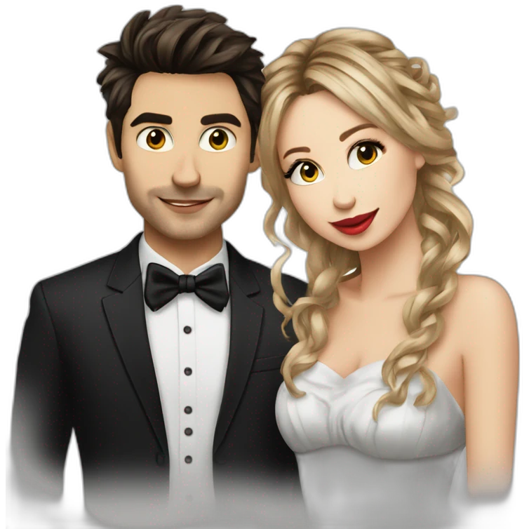 Dan Balan and Tina Karol love emoji