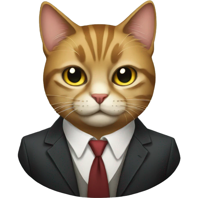 Mafia cat emoji