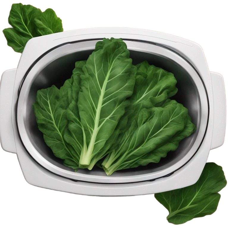 Collard greens in a slow cooker emoji