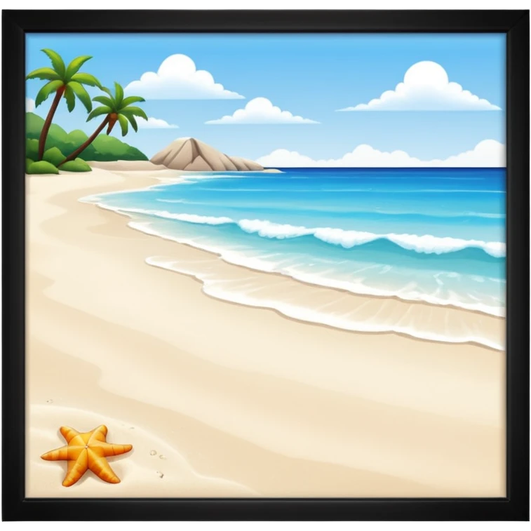 playa sin marco emoji