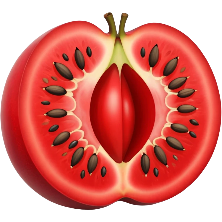 Granada fruta (representa a la ciudad) emoji