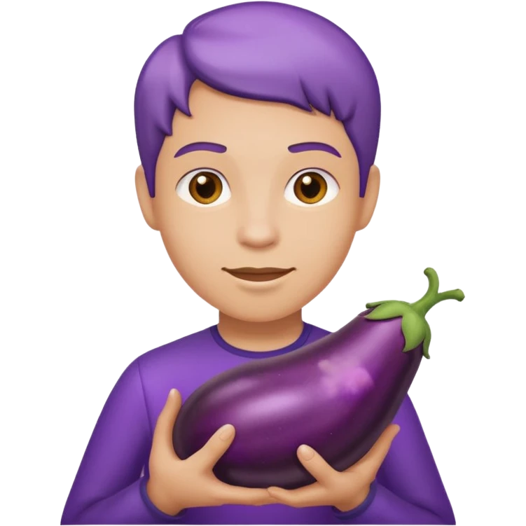 Gene with an eggplant emoji