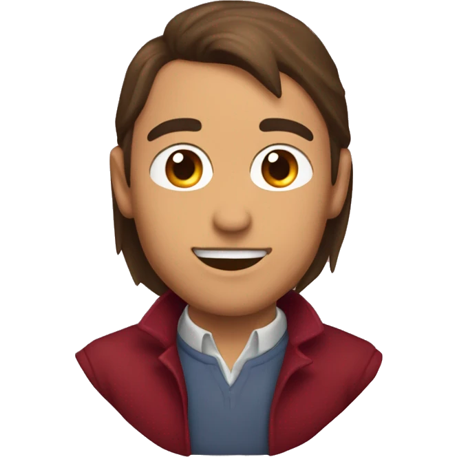 Corazón bordo emoji