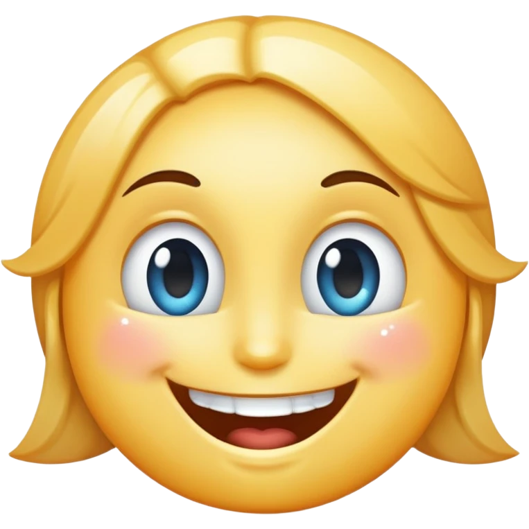 Smiling face with a sparkle by the teeth and a winky face emoji