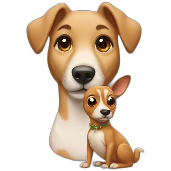 dog with kangaroo emoji