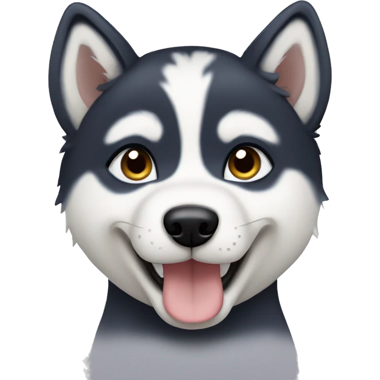 Husky puppy emoji