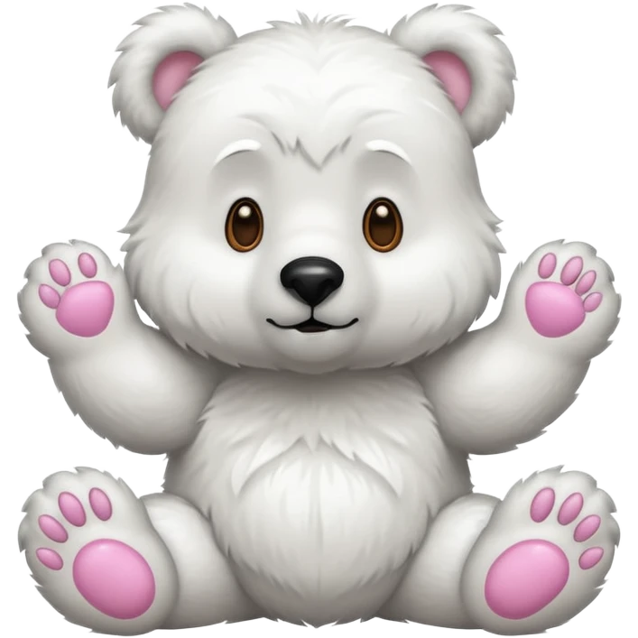 Bear white  emoji