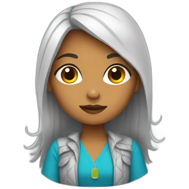 Girl wearin saaree  emoji