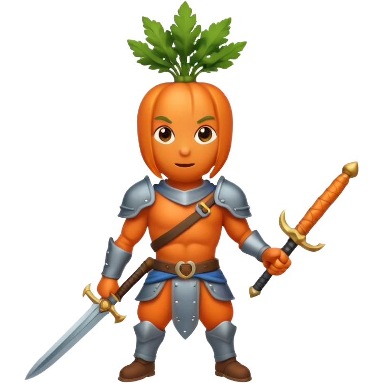 carrot warrior emoji