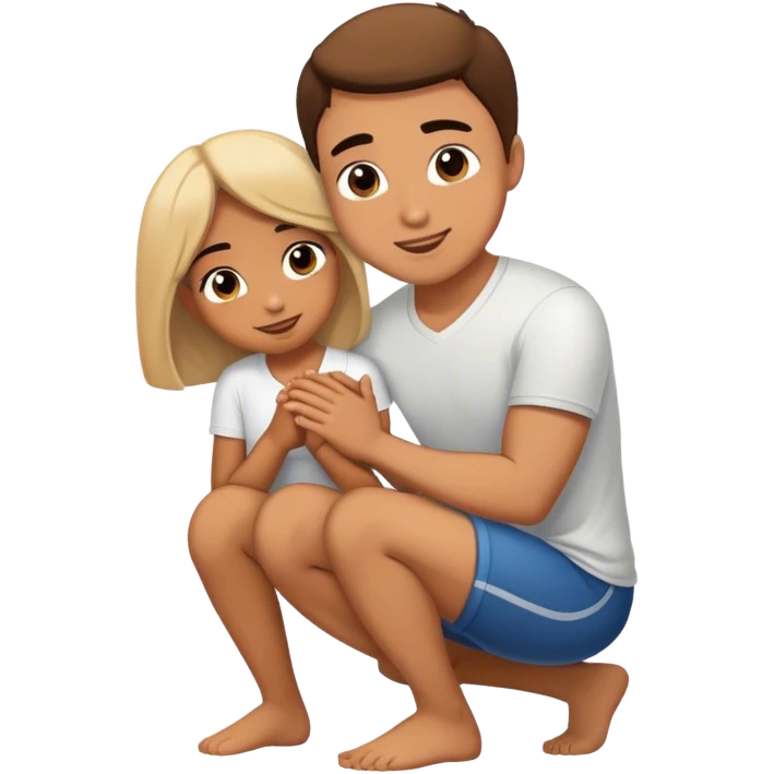 Alex proposing on a knee emoji