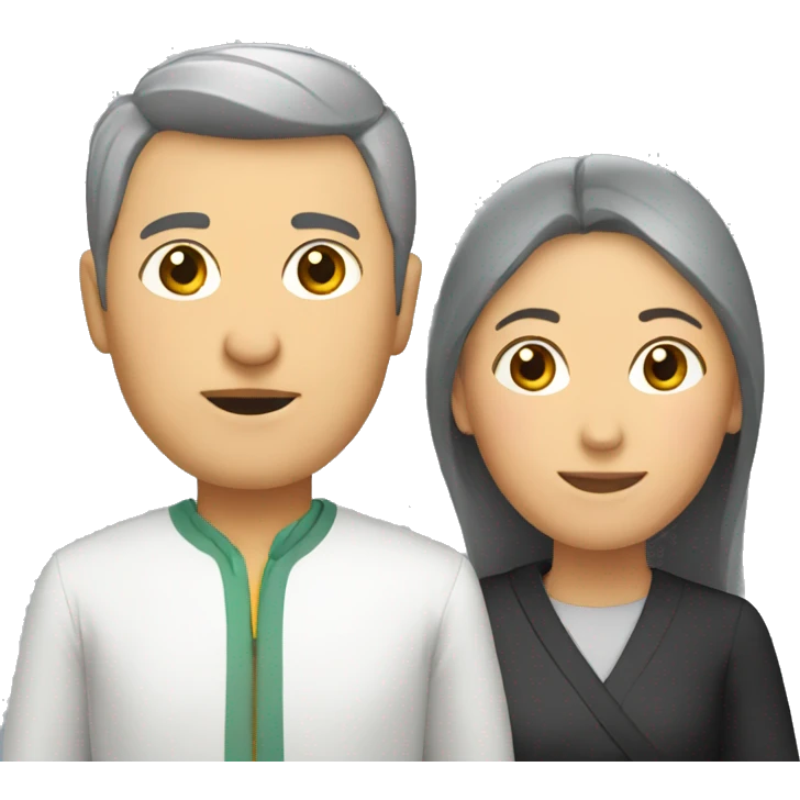 parents kazakh man woman emoji