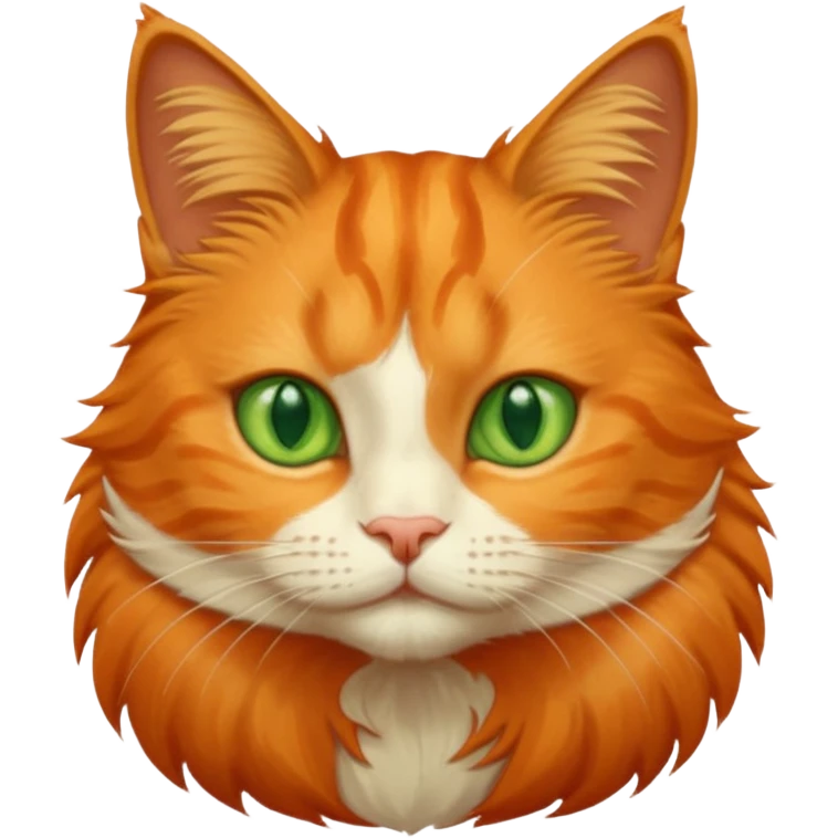 Gato laranja emoji