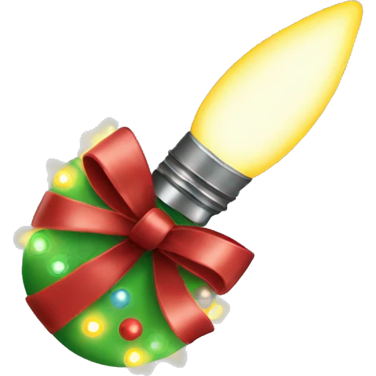  christmas lights emoji