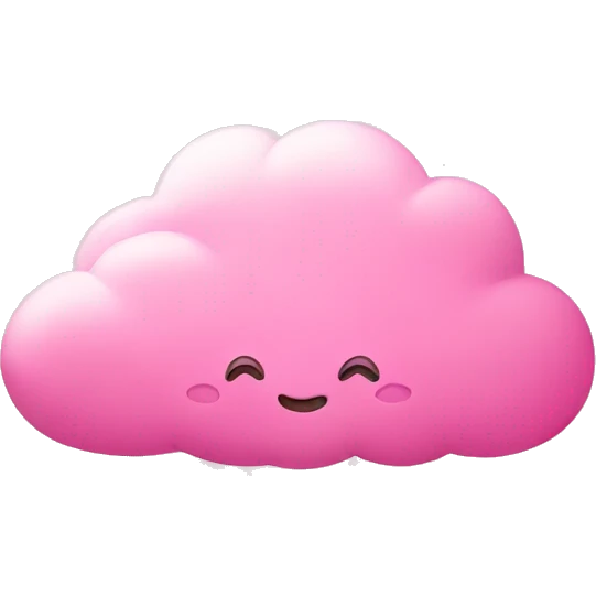 pink cloud emoji