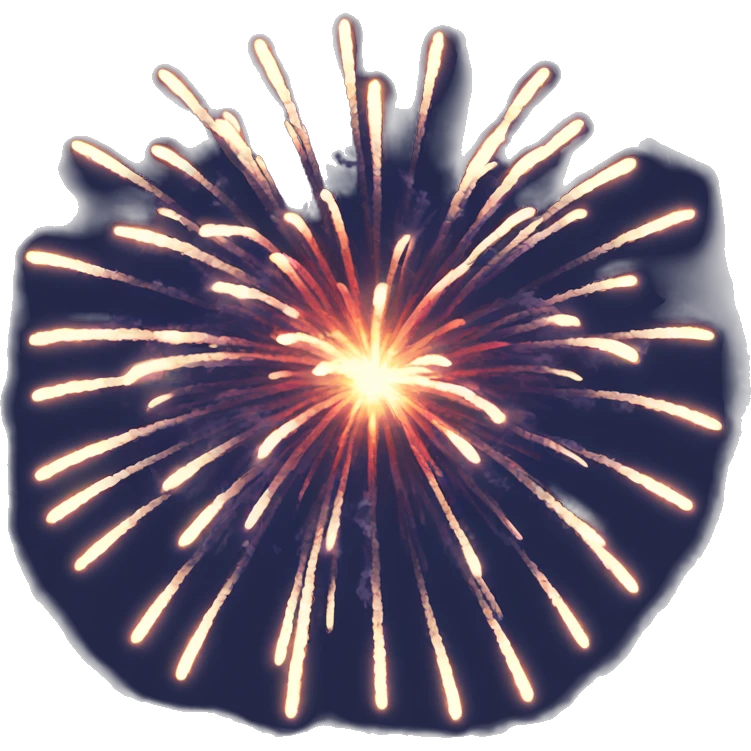 Fireworks emoji
