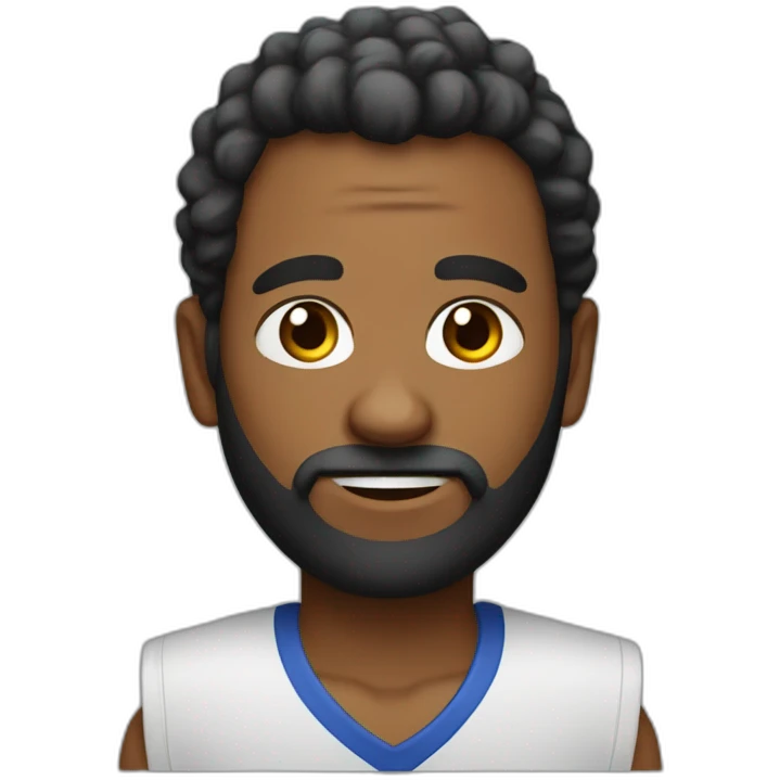 Abraham licoln as a ball emoji