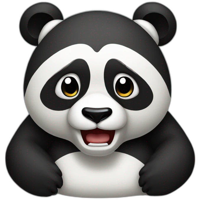 Angry panda  emoji
